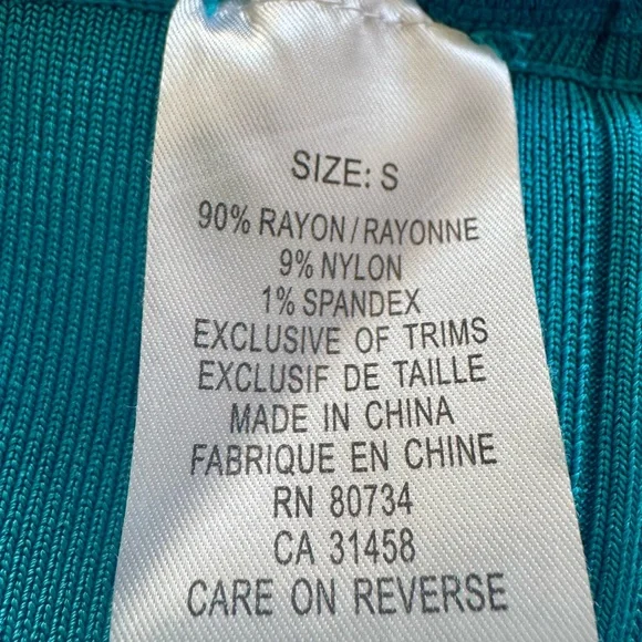 HERVE LEGER Vibrant Blue Mini Dress - Picture 9 of 14